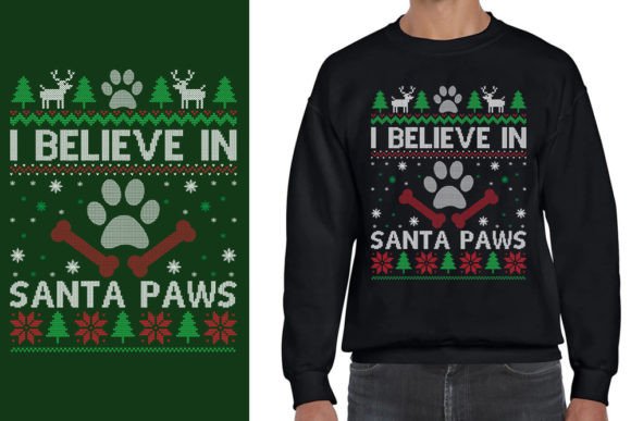 I Believe Ugly Christmas Sweater Design & Graphics Review