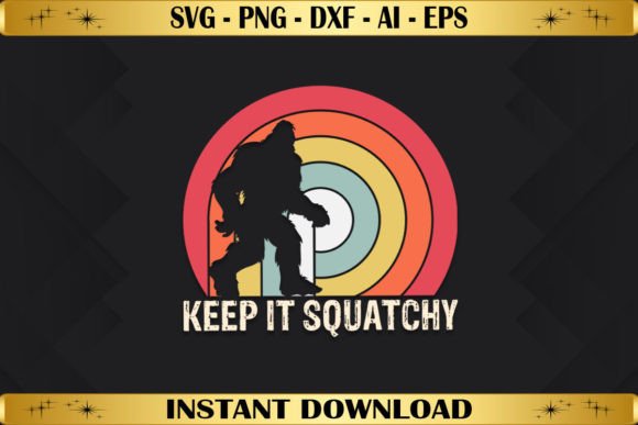 Keep It Squatchy: Bold Graphics for T-Shirt Designs