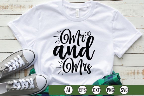 Mr and Mrs Graphics: Elegant Accents for T-Shirt Designs and Branding