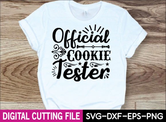 Official Cookie Tester SVG: Graphics for T-Shirt Designs