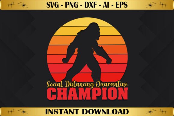 Social Distancing Quarantine Champion T-Shirt Graphics Review